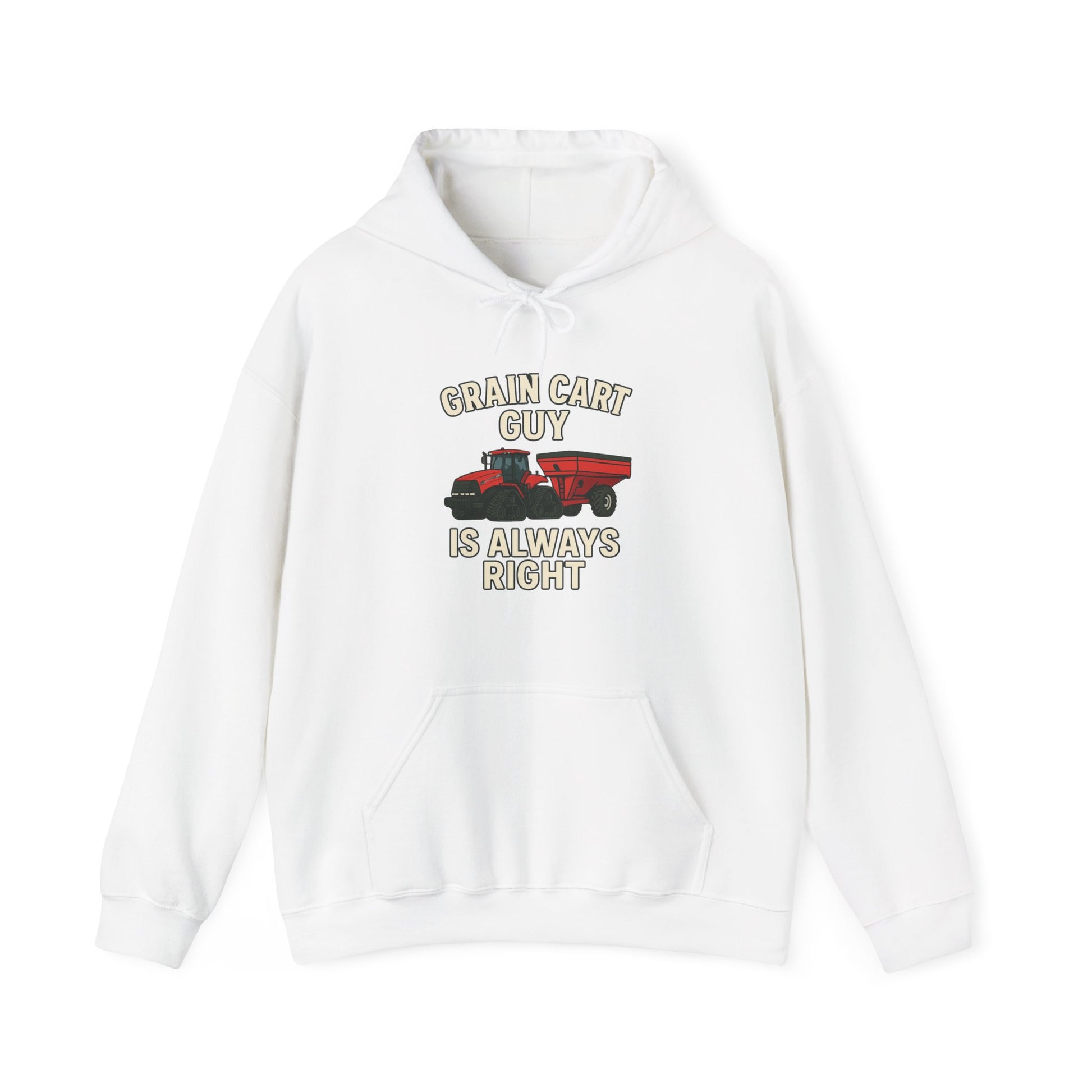 Grain Cart Guy Hoodie - Cozy Unisex Sweatshirt for Farmers, Gift for Agriculture Lovers, Perfect for Every Season, Farm-Themed Apparel