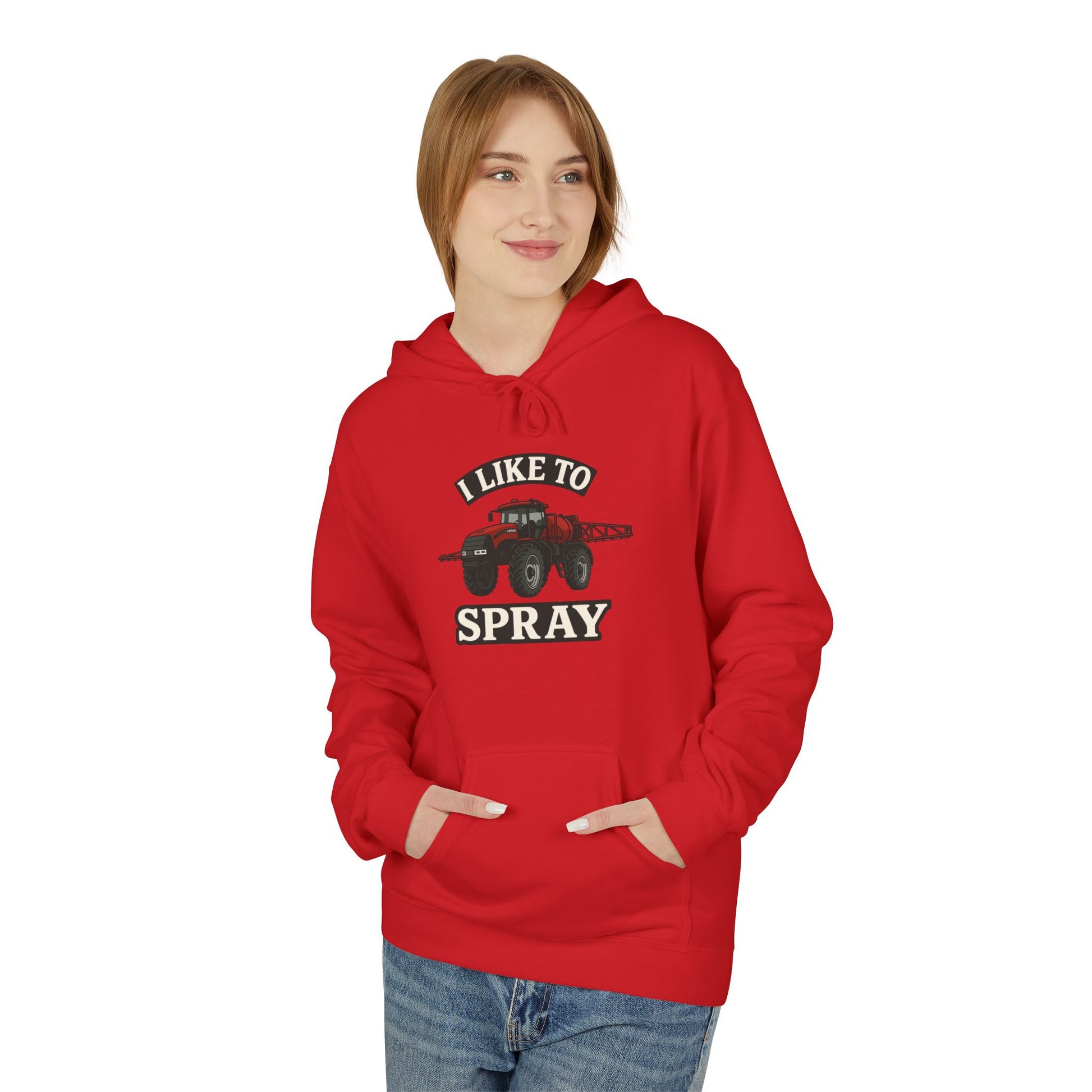 I Like to Spray Hoodie, Funny Unisex Pullover, Ideal Gift for Painters, Art Enthusiasts, Creative People, Unique Holiday Apparel
