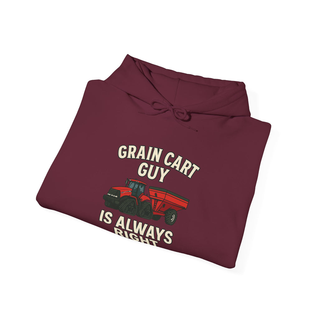 Grain Cart Guy Hoodie - Cozy Unisex Sweatshirt for Farmers, Gift for Agriculture Lovers, Perfect for Every Season, Farm-Themed Apparel