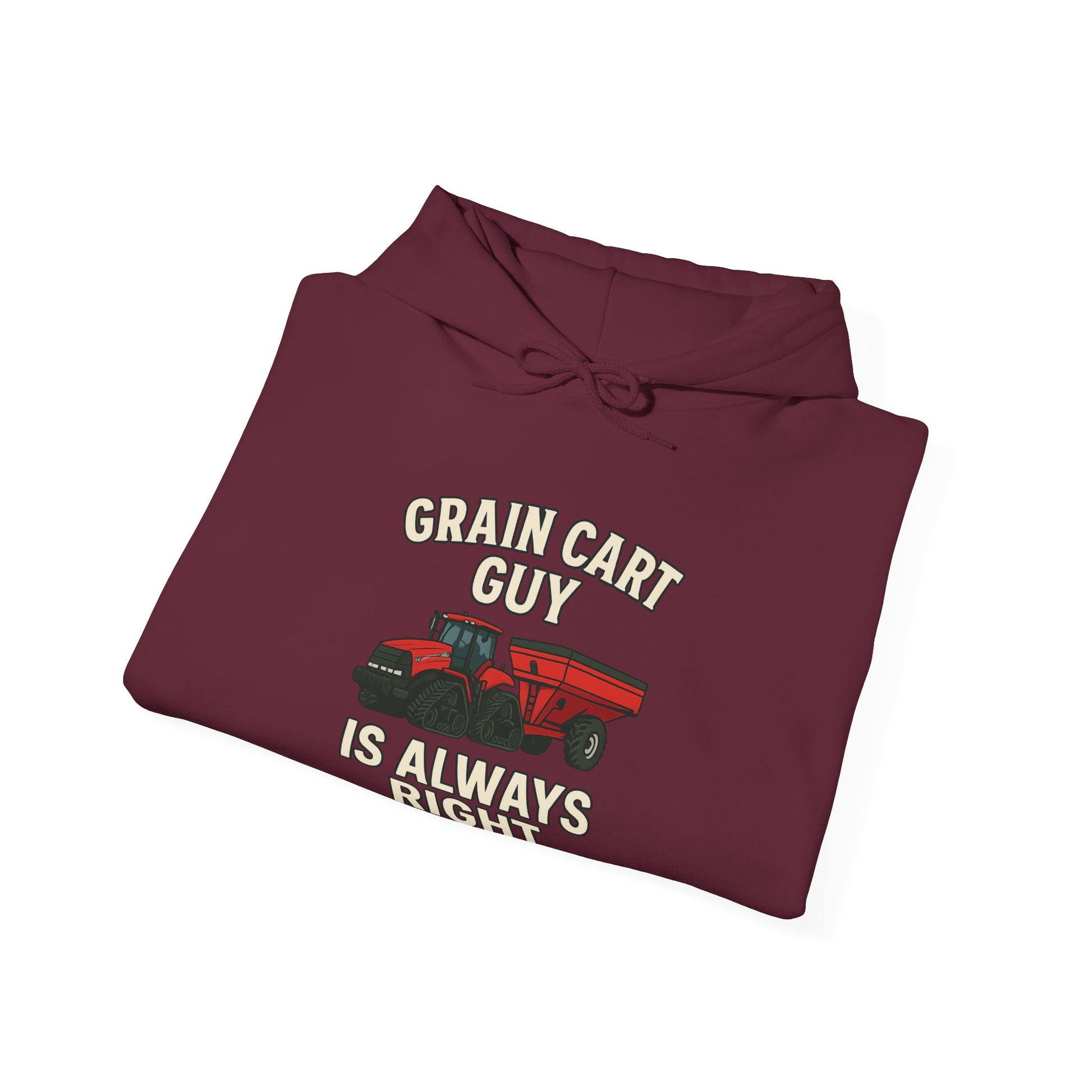 Grain Cart Guy Hoodie - Cozy Unisex Sweatshirt for Farmers, Gift for Agriculture Lovers, Perfect for Every Season, Farm-Themed Apparel
