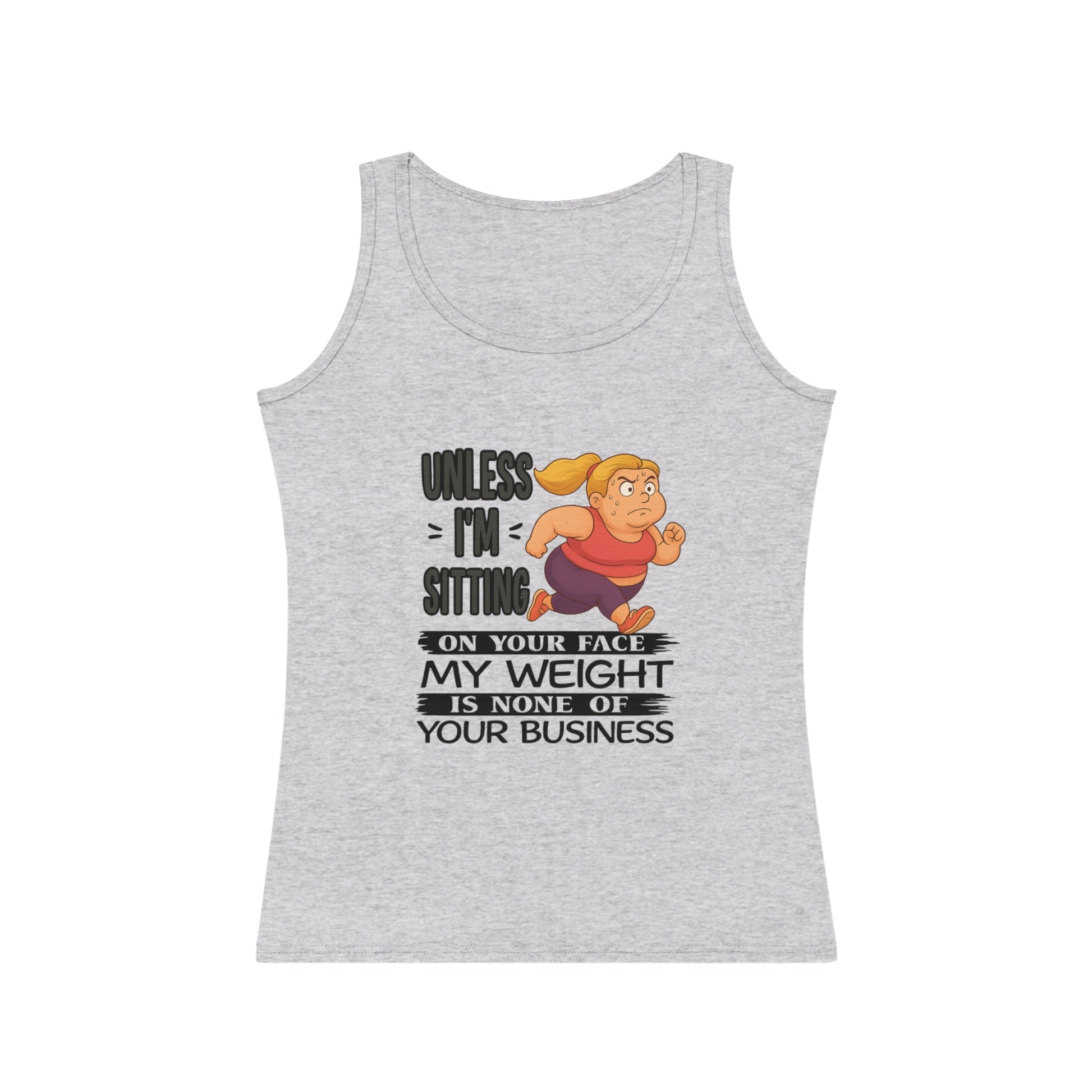 Humorous Women's Tank Top - Funny Fitness Tee, Body Positive Apparel, Workout Gear, Gift for Gym Lovers, Summer Fashion