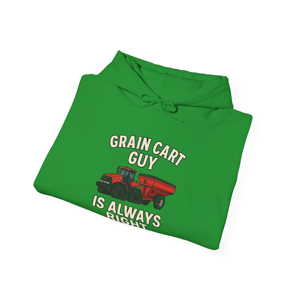 Grain Cart Guy Hoodie - Cozy Unisex Sweatshirt for Farmers, Gift for Agriculture Lovers, Perfect for Every Season, Farm-Themed Apparel