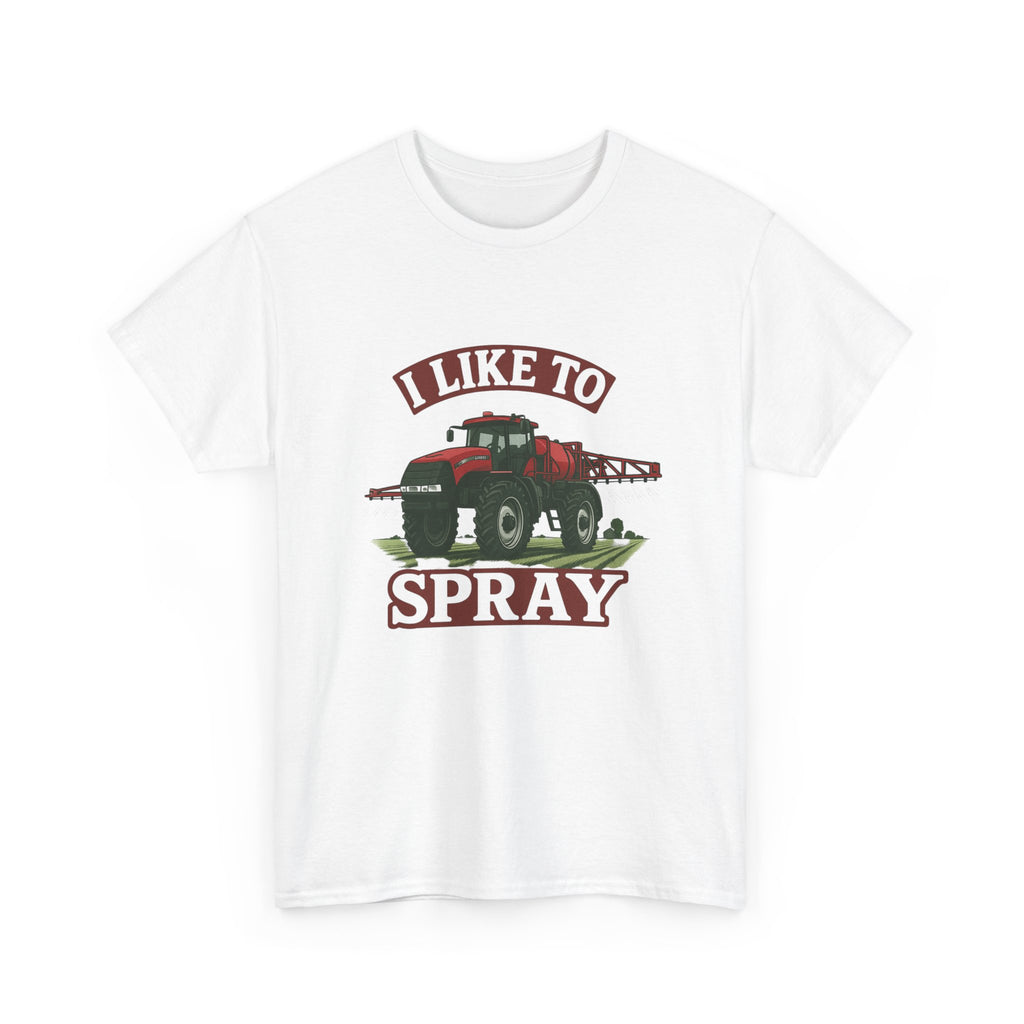 I Like to Spray Unisex Heavy Cotton Tee - Fun Farming Shirt, Agriculture Gift, Country Style T-Shirt, Farm Life Apparel, Unique Farmer Tee