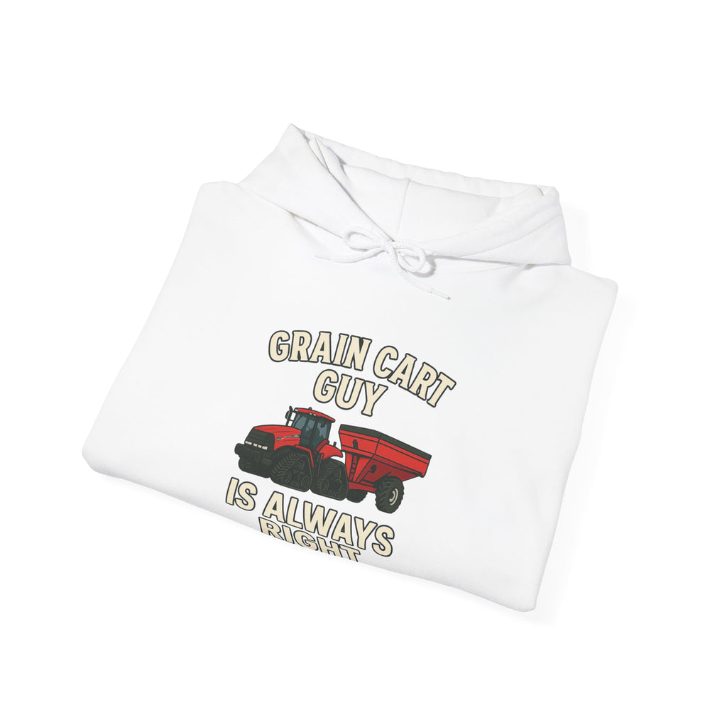 Grain Cart Guy Hoodie - Cozy Unisex Sweatshirt for Farmers, Gift for Agriculture Lovers, Perfect for Every Season, Farm-Themed Apparel