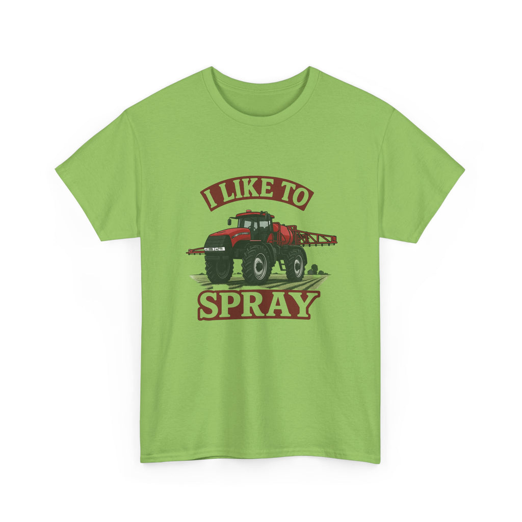 I Like to Spray Unisex Heavy Cotton Tee - Fun Farming Shirt, Agriculture Gift, Country Style T-Shirt, Farm Life Apparel, Unique Farmer Tee