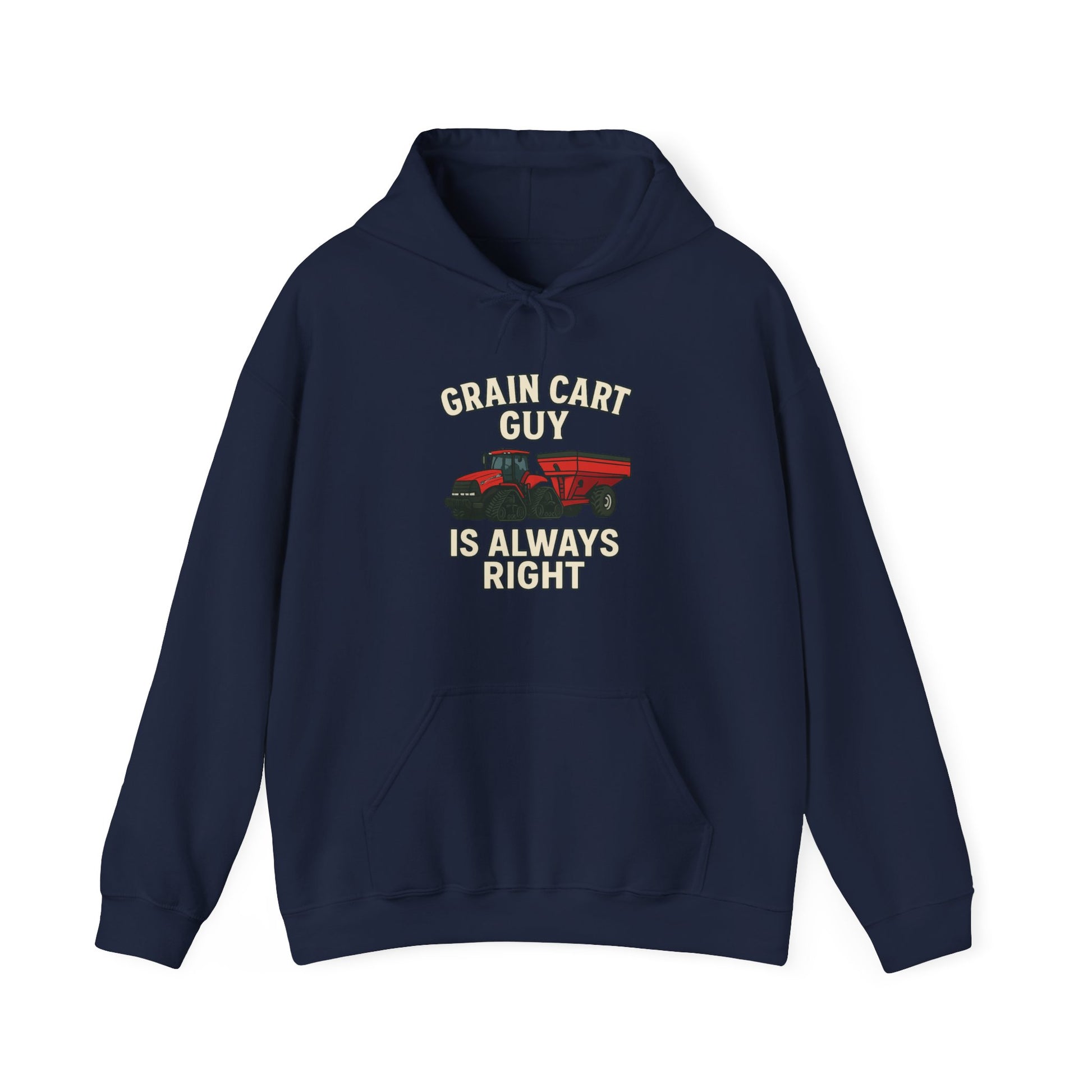 Grain Cart Guy Hoodie - Cozy Unisex Sweatshirt for Farmers, Gift for Agriculture Lovers, Perfect for Every Season, Farm-Themed Apparel
