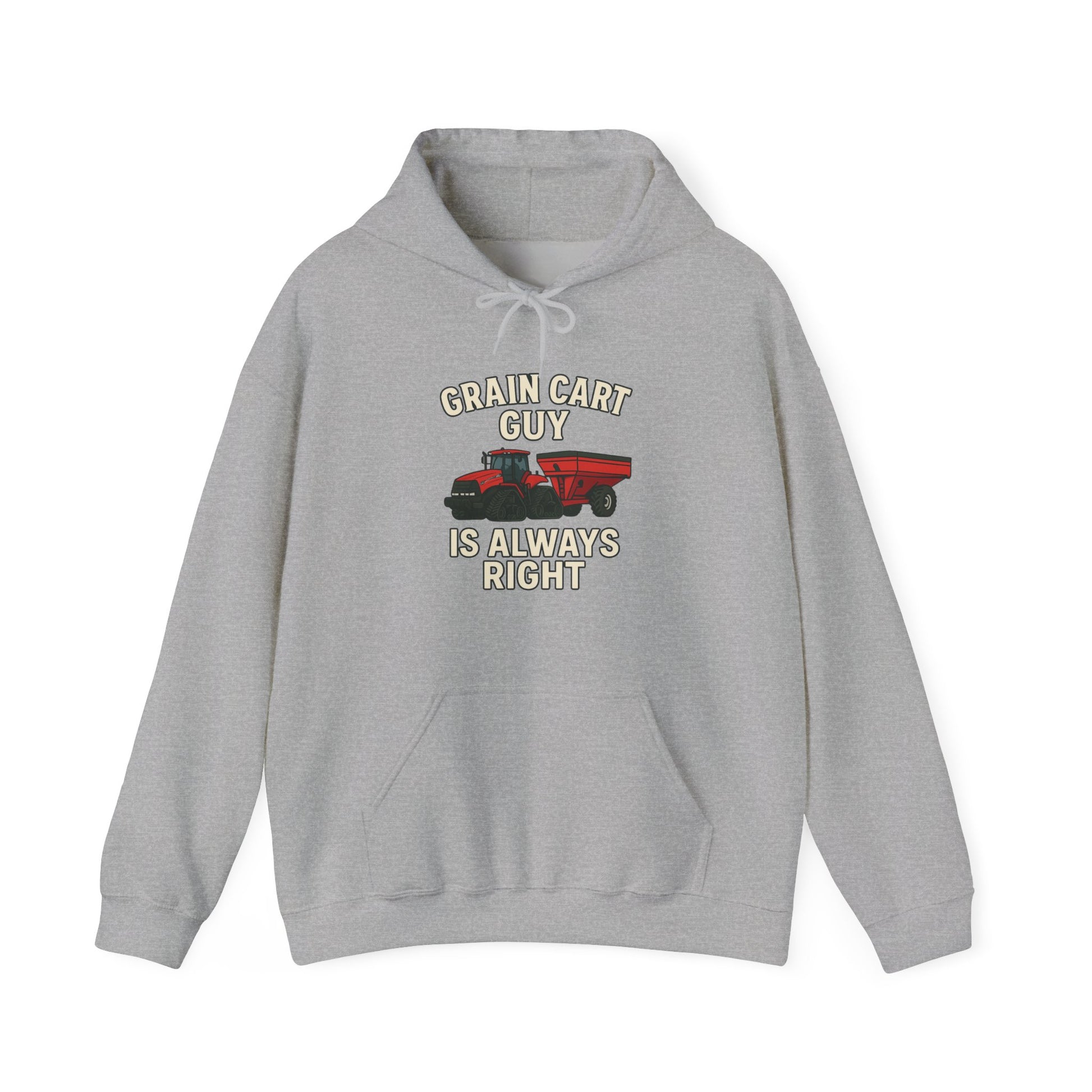 Grain Cart Guy Hoodie - Cozy Unisex Sweatshirt for Farmers, Gift for Agriculture Lovers, Perfect for Every Season, Farm-Themed Apparel