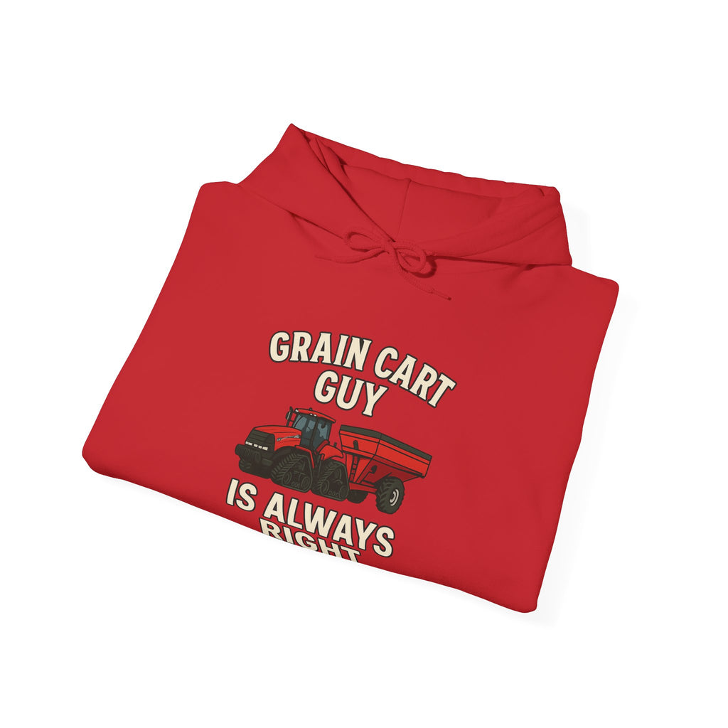 Grain Cart Guy Hoodie - Cozy Unisex Sweatshirt for Farmers, Gift for Agriculture Lovers, Perfect for Every Season, Farm-Themed Apparel