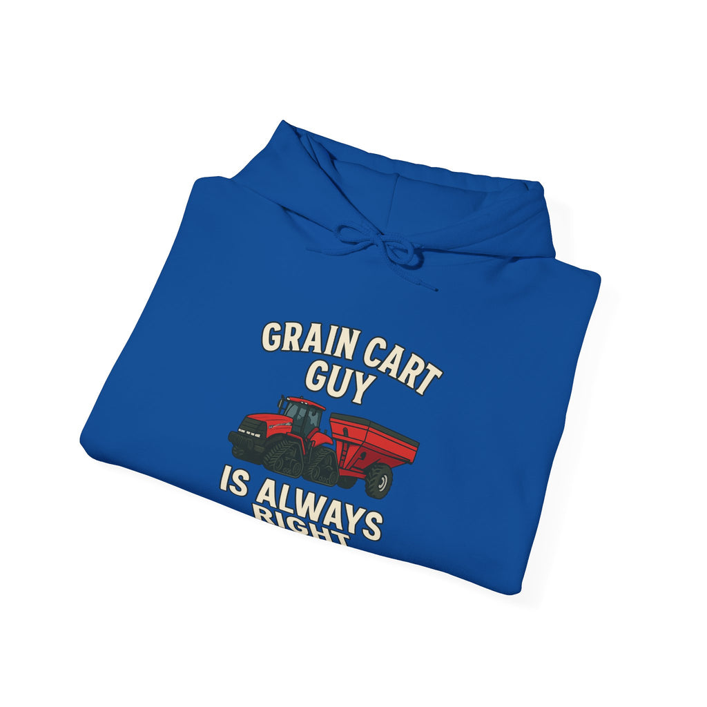Grain Cart Guy Hoodie - Cozy Unisex Sweatshirt for Farmers, Gift for Agriculture Lovers, Perfect for Every Season, Farm-Themed Apparel