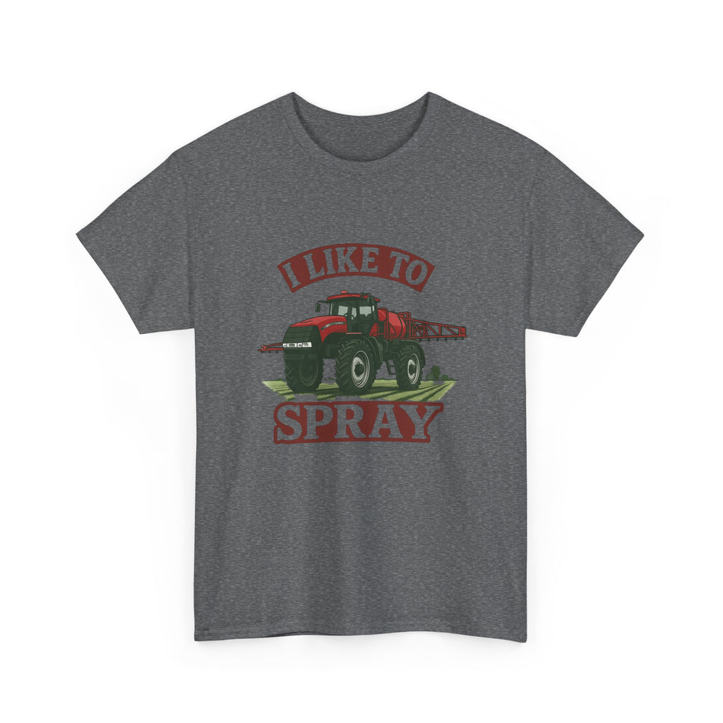 I Like to Spray Unisex Heavy Cotton Tee - Fun Farming Shirt, Agriculture Gift, Country Style T-Shirt, Farm Life Apparel, Unique Farmer Tee