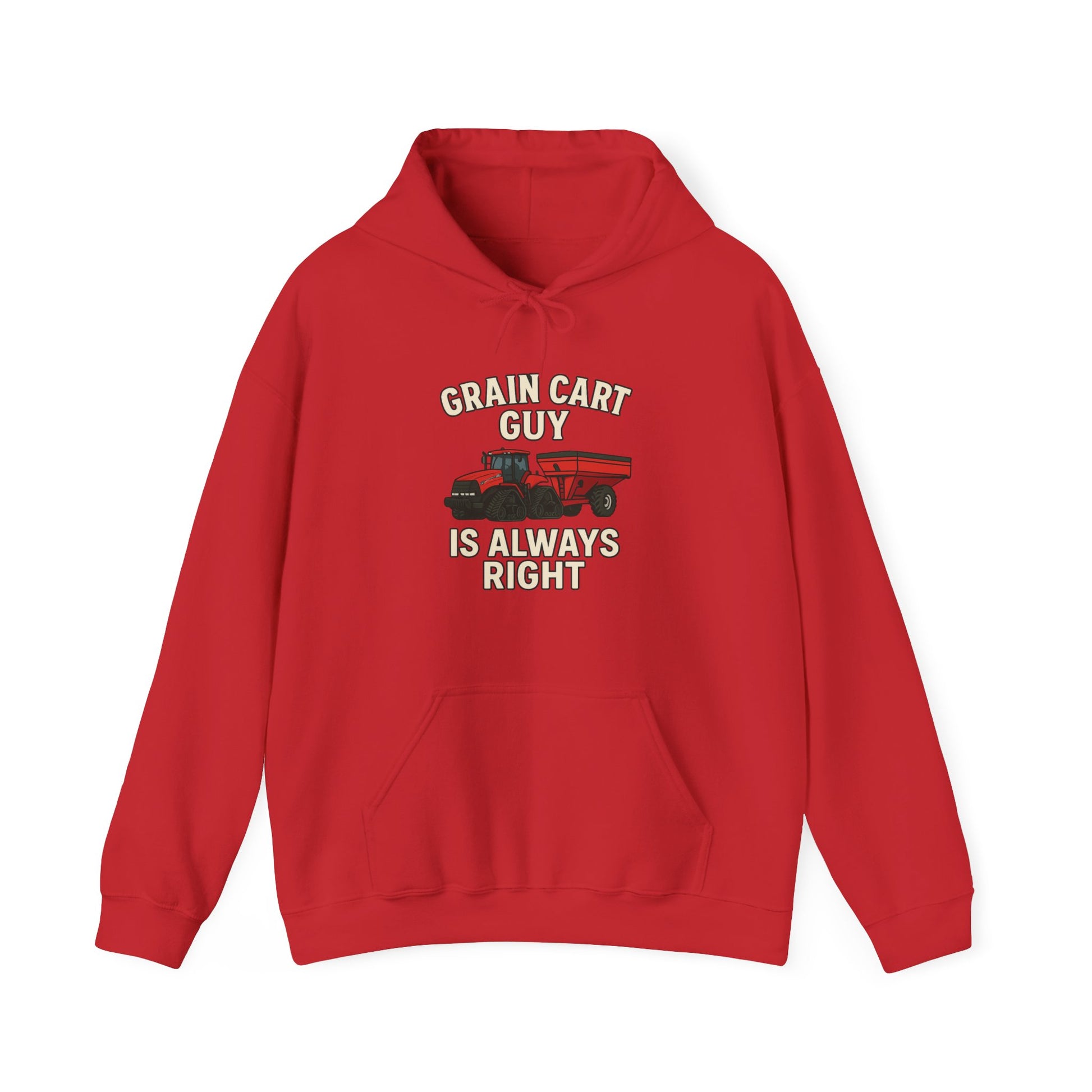 Grain Cart Guy Hoodie - Cozy Unisex Sweatshirt for Farmers, Gift for Agriculture Lovers, Perfect for Every Season, Farm-Themed Apparel