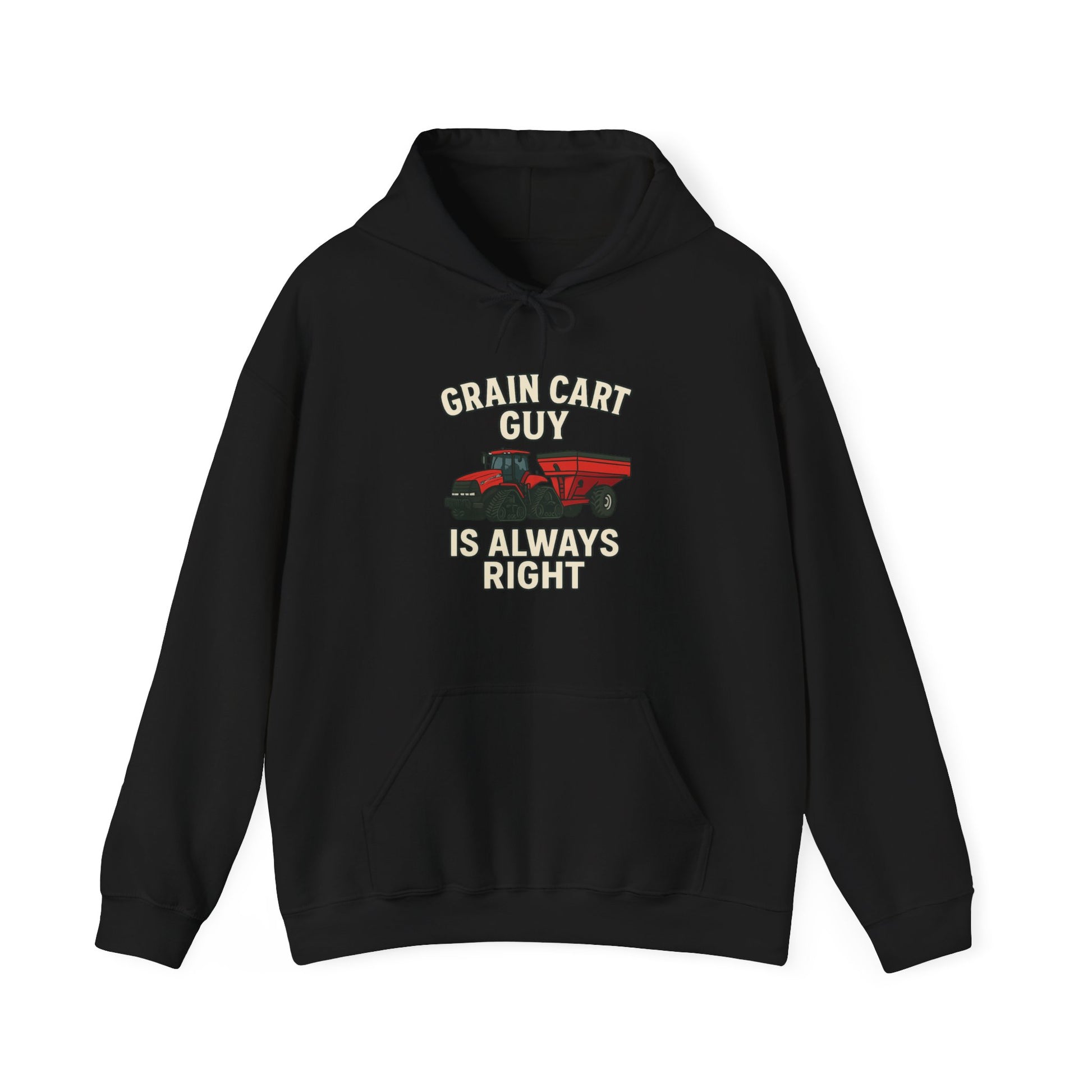 Grain Cart Guy Hoodie - Cozy Unisex Sweatshirt for Farmers, Gift for Agriculture Lovers, Perfect for Every Season, Farm-Themed Apparel