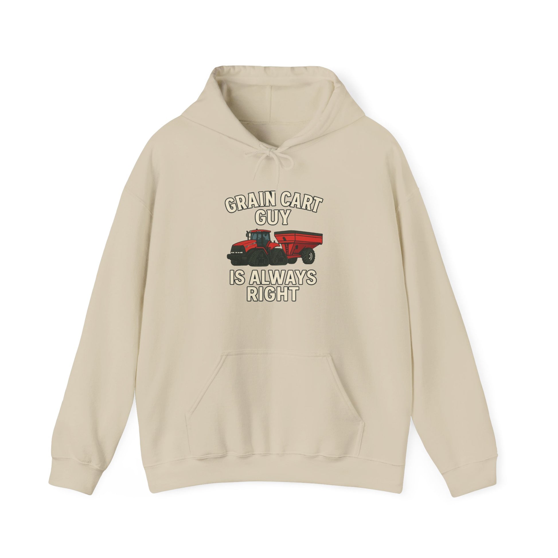 Grain Cart Guy Hoodie - Cozy Unisex Sweatshirt for Farmers, Gift for Agriculture Lovers, Perfect for Every Season, Farm-Themed Apparel