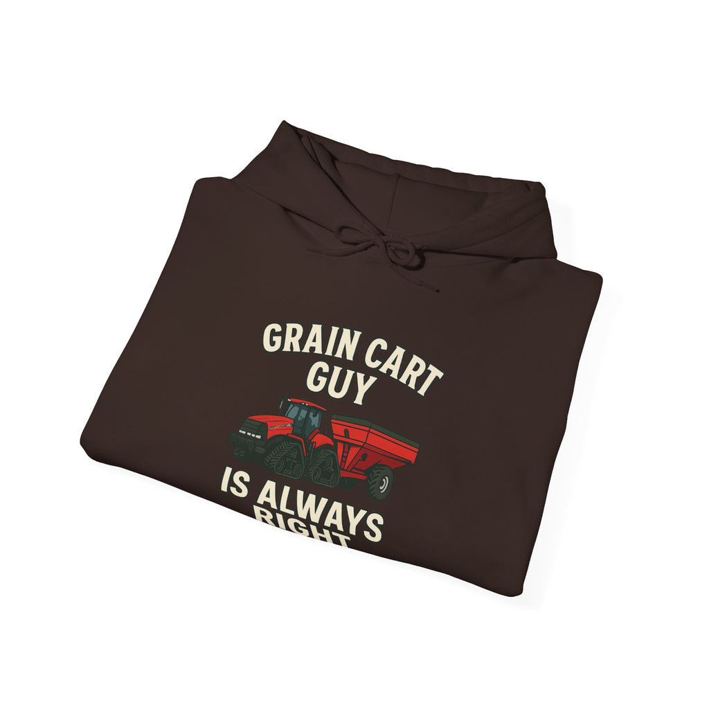 Grain Cart Guy Hoodie - Cozy Unisex Sweatshirt for Farmers, Gift for Agriculture Lovers, Perfect for Every Season, Farm-Themed Apparel