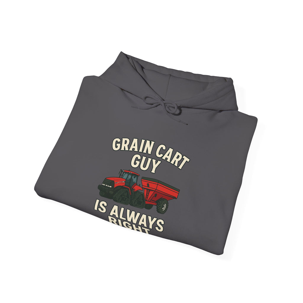 Grain Cart Guy Hoodie - Cozy Unisex Sweatshirt for Farmers, Gift for Agriculture Lovers, Perfect for Every Season, Farm-Themed Apparel