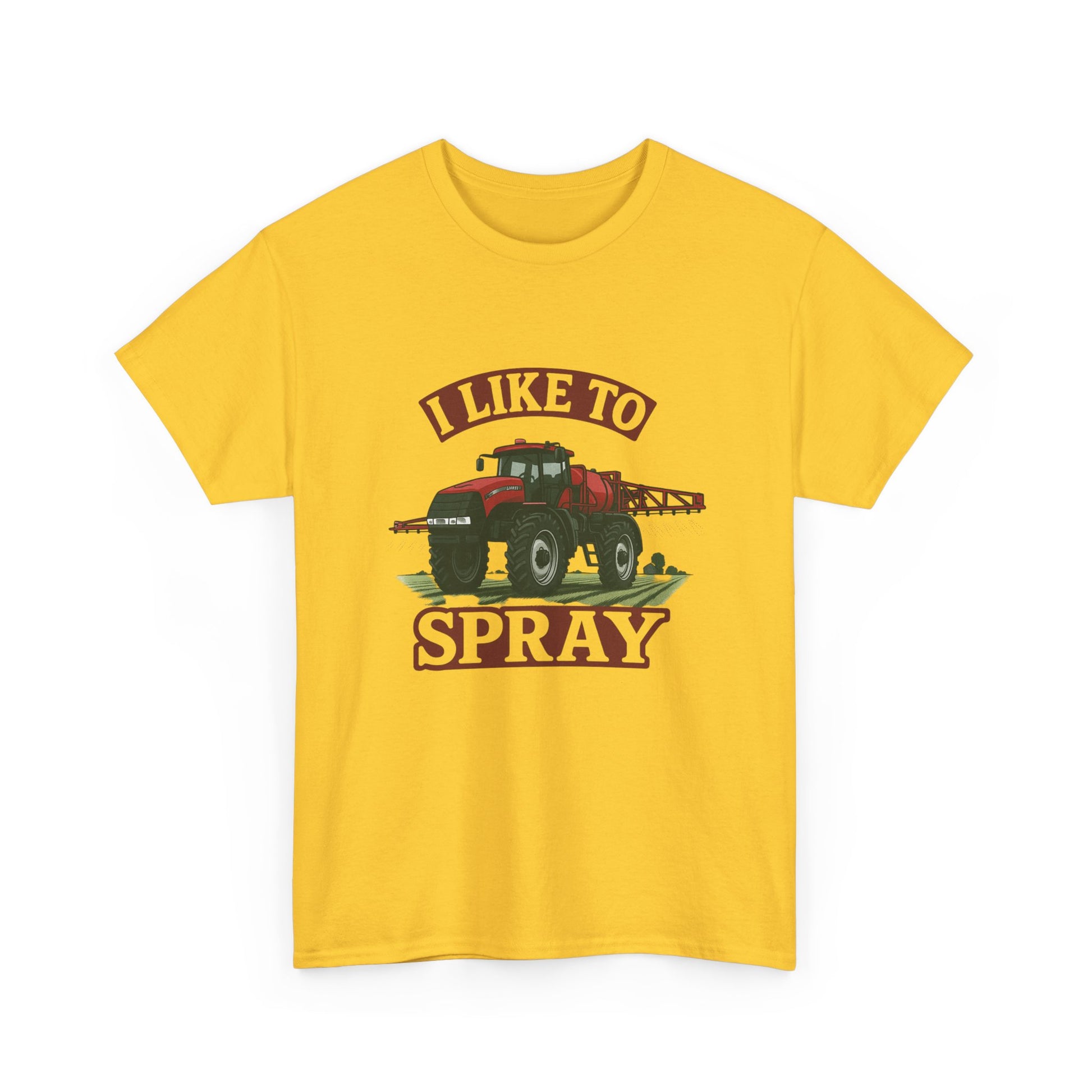 I Like to Spray Unisex Heavy Cotton Tee - Fun Farming Shirt, Agriculture Gift, Country Style T-Shirt, Farm Life Apparel, Unique Farmer Tee