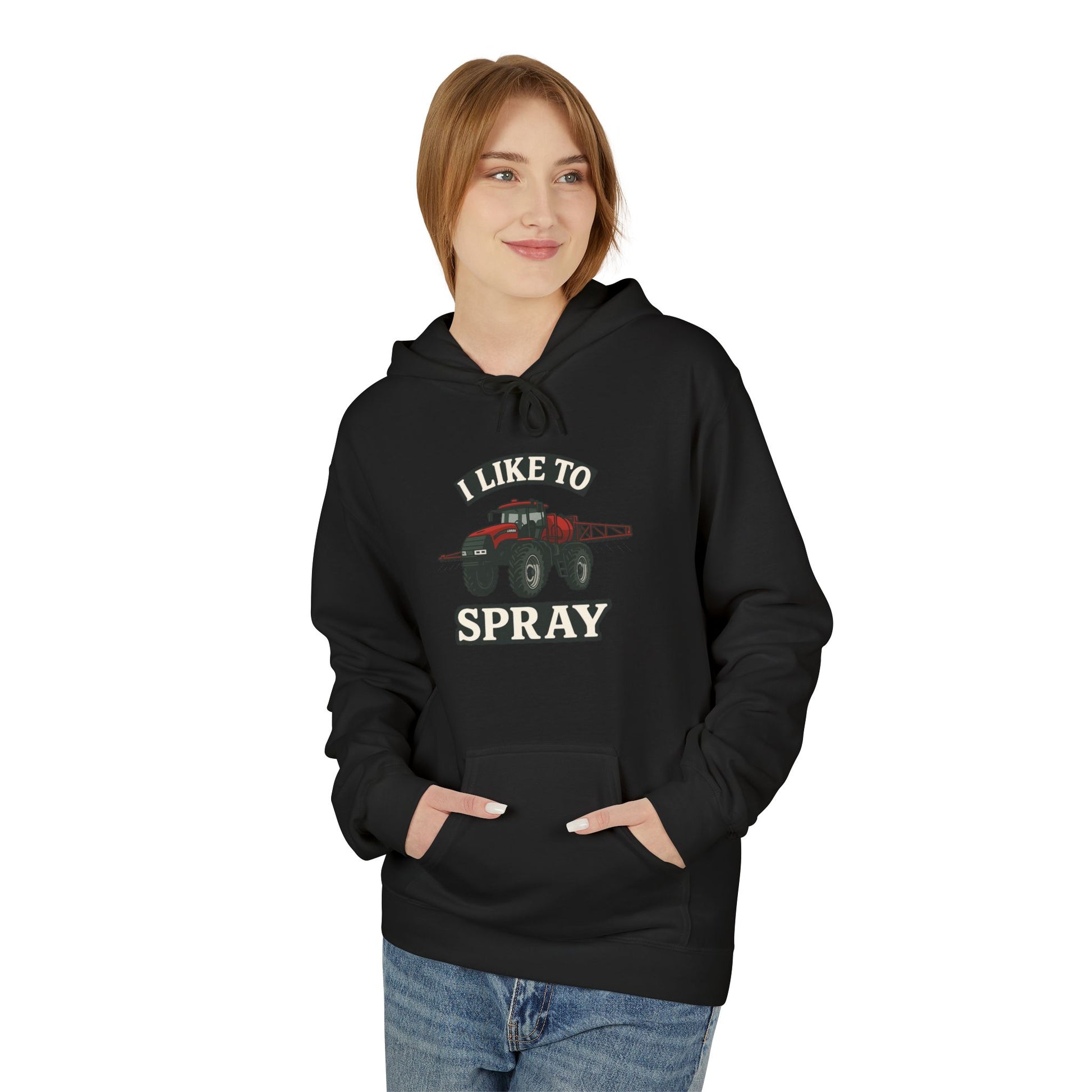 I Like to Spray Hoodie, Funny Unisex Pullover, Ideal Gift for Painters, Art Enthusiasts, Creative People, Unique Holiday Apparel