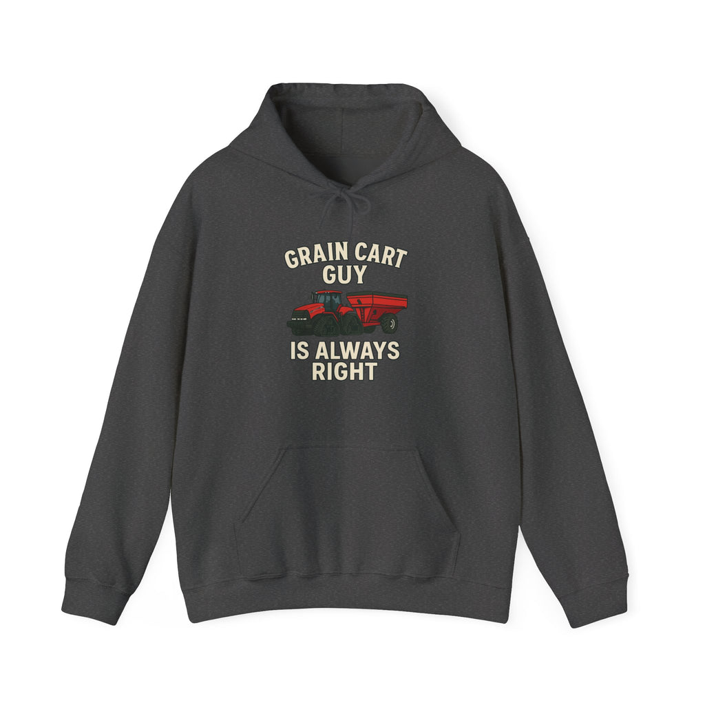 Grain Cart Guy Hoodie - Cozy Unisex Sweatshirt for Farmers, Gift for Agriculture Lovers, Perfect for Every Season, Farm-Themed Apparel