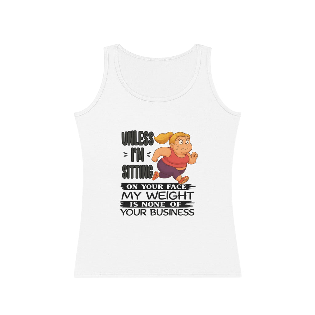 Humorous Women's Tank Top - Funny Fitness Tee, Body Positive Apparel, Workout Gear, Gift for Gym Lovers, Summer Fashion